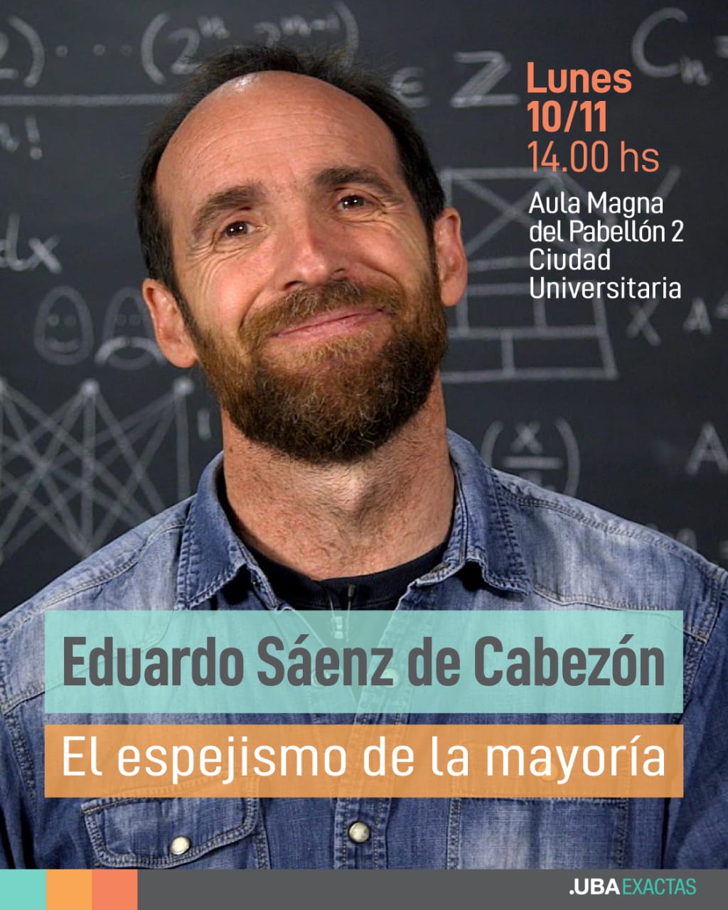 Eduardo Saenz de Cabezón en Exactas