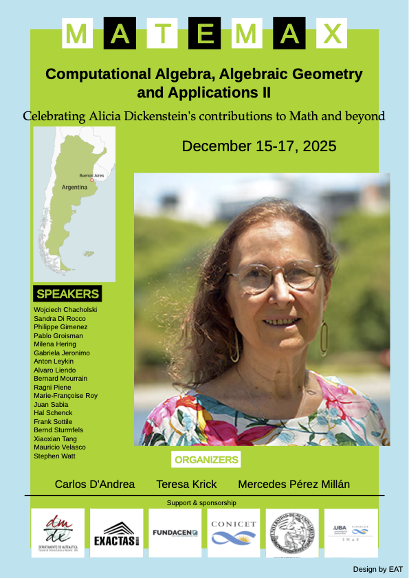 MateMax: congreso en homenaje a Alicia Dickenstein